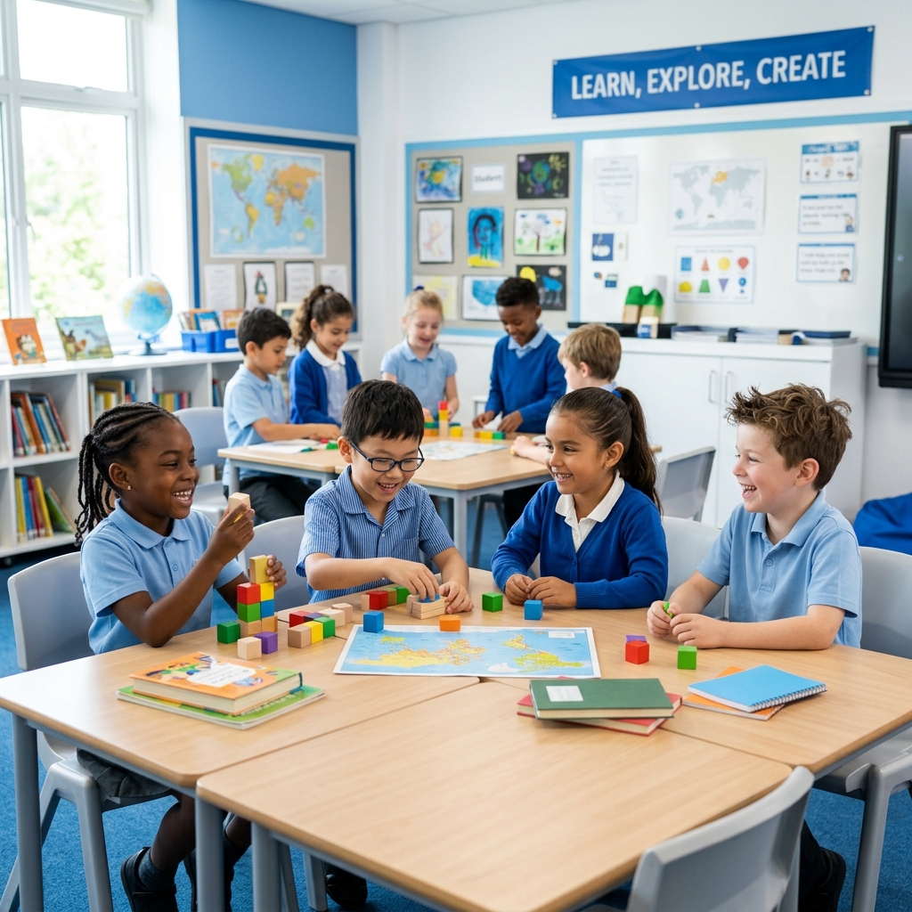 Students learning